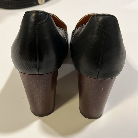 Latigo - 8.5, black leather heels, Kala - Picture 8 of 13